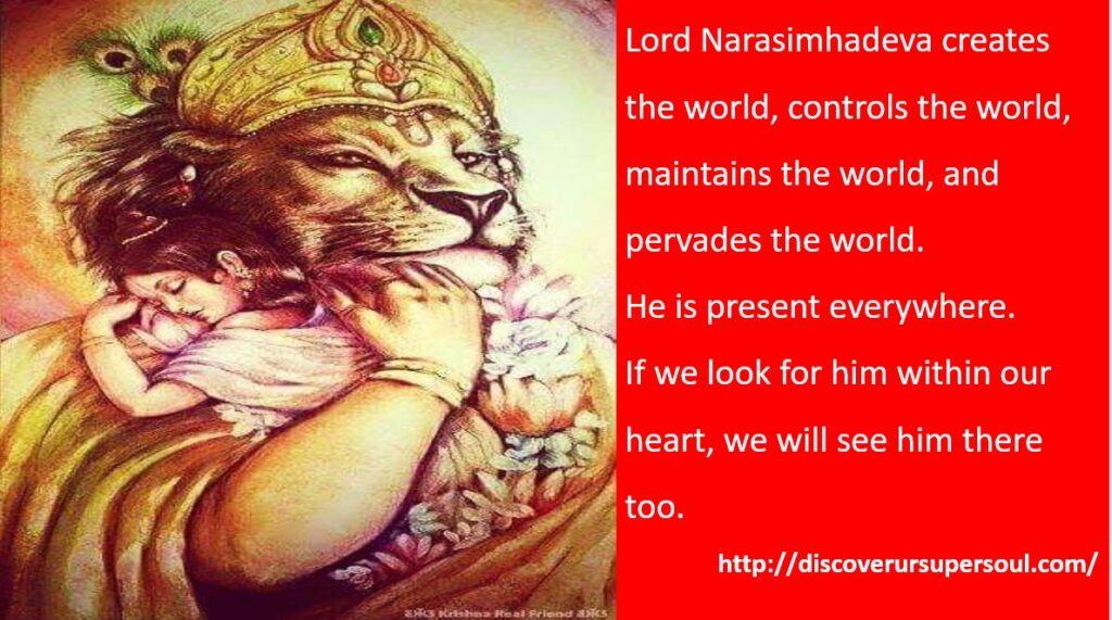 pray to Lord Narasimhadeva for protection