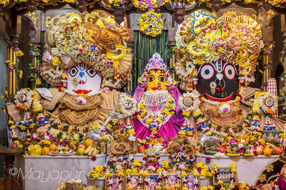 Worshipping Lord Jagannath