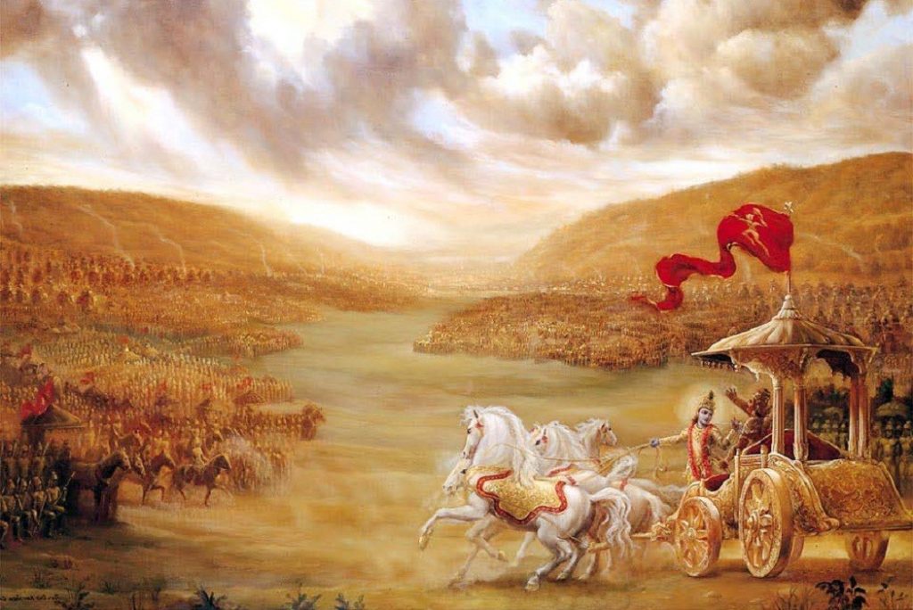 Krishna wanted Arjuna to fight Mahabharat war