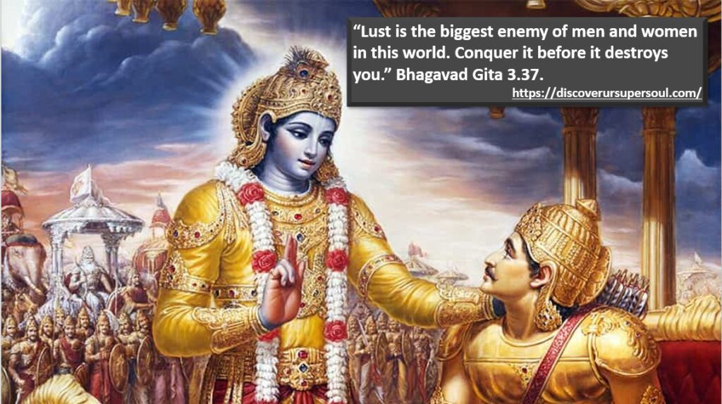 What Krishna says about lust in Bhagavad Gita? 