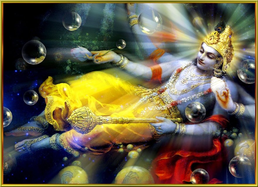 What is the relationship of Krishna with this material world?