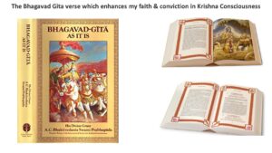 Read more about the article The Bhagavad Gita verse which enhances my faith & conviction in Krishna Consciousness