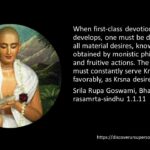 Read more about the article What is pure devotional service & its two characteristics – Svarupa-Laksanam and Tatastha-Laksanam?