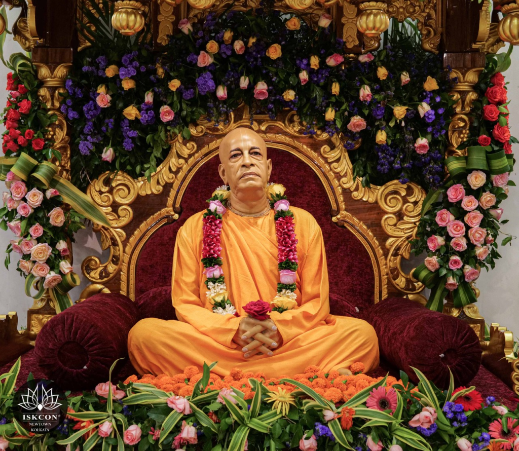 126th Vyasa Puja celebration of Srila Prabhupada at Iskcon Newtown temple 