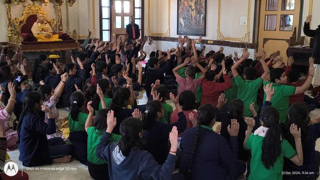 Students of “Children Seminary School” visits Iskcon Newtown Kolkata