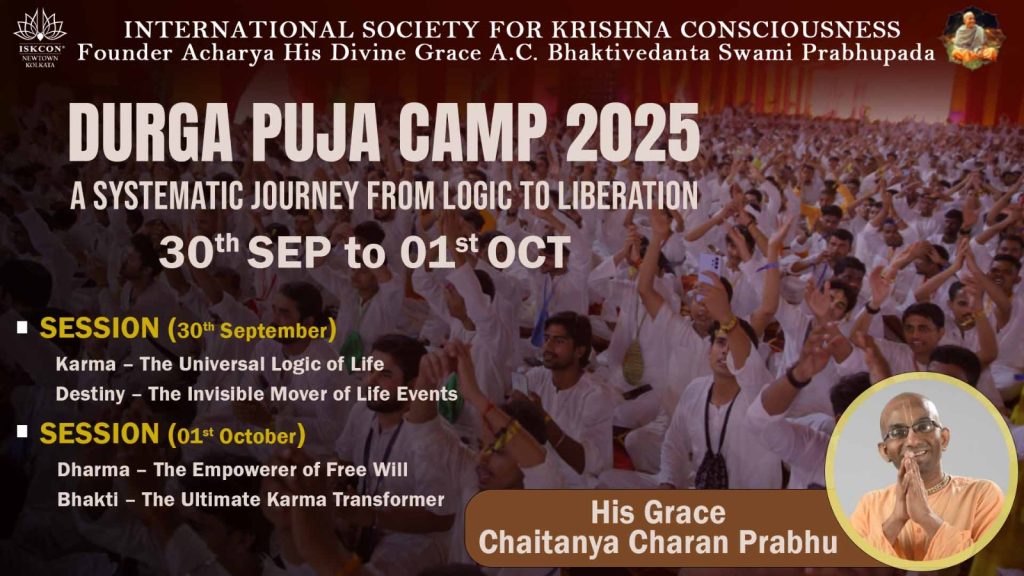 Durga Puja Camp 2025 @Iskcon Newtown Kolkata