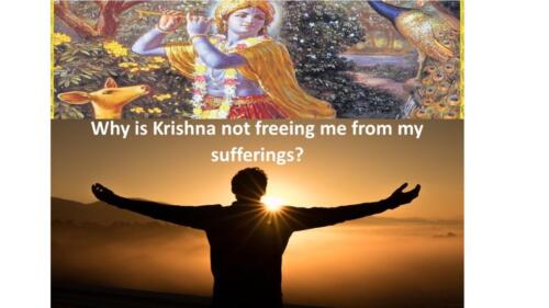 Why is Krishna not freeing me from my sufferings?